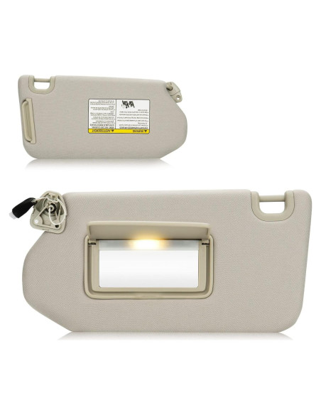 Visera Solar Beige Izquierda AEagle para Nissan Pathfinder 2013-2018