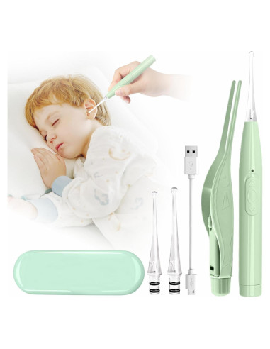 Kit de Limpieza de Cerumen Manmihealth con Luz LED - 4 Herramientas
