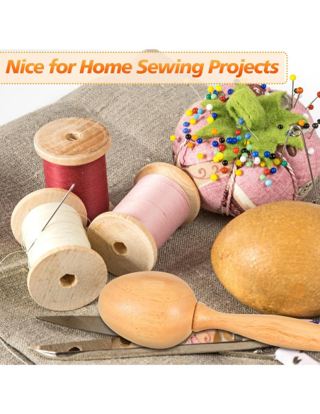Kit de Remendado Crowye - Huevo y Agujas de Madera DIY