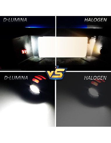 Luces de Placa LED D-Lumina para Ford F150 F250 F350 6500K