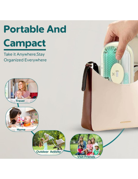 Limpiador Eléctrico de Botellas Genérico 7 en 1 Verde