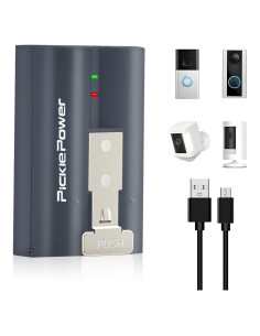 Batería Recargable Pickle Power 6040mAh para Timbre Ring 2/3/4