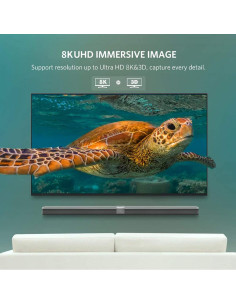 Cable DisplayPort 1.4 Angusplay 1.5m Ultra HD 8K 60Hz 32.4Gbps 2