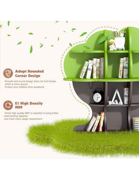 Estantería en forma de árbol NACHES para niños 4 niveles