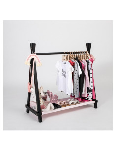Rack de Ropa Infantil Sweet Home From Wood Negro 102.9 cm