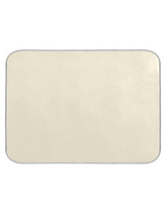 Alfombrilla Secado Platos Dussdil Beige 40.6x45.7 cm Microfibra