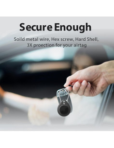 Soporte Impermeable para Airtag Natuvee 4-Pack Antipérdida 2
