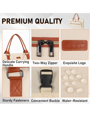 Bolsa de Ropa de Viaje GMAK 121.2 cm Plegable Beige