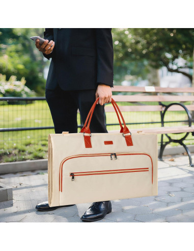 Bolsa de Ropa de Viaje GMAK 121.2 cm Plegable Beige