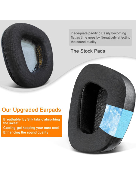 Almohadillas de Enfriamiento de Gel SOULWIT para Turtle Beach