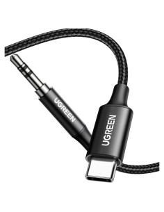 UGREEN Adaptador USB C a 3.5mm Audio Hi-Fi 1.0m Negro