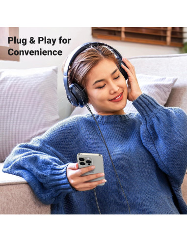 UGREEN Adaptador USB C a 3.5mm Audio Hi-Fi 1.0m Negro