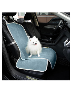 Funda de Asiento de Coche para Perros FUNNY FUZZY Azul 45x46cm