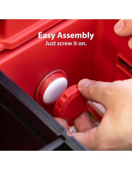 Soporte AirTag Milwaukee TagVault Superficie 4 Paquete IP68