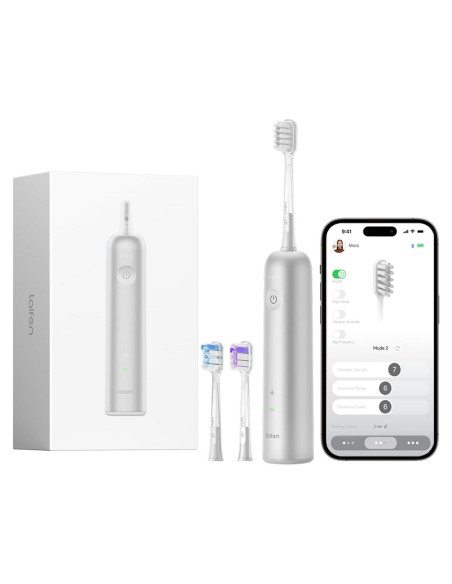 Cepillo de Dientes Eléctrico Laifen Wave, 66,000 Vibraciones, IPX7