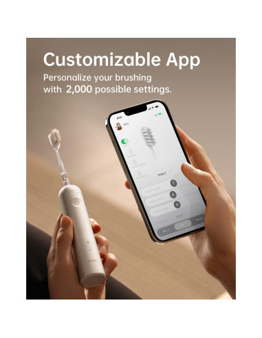 Cepillo de Dientes Eléctrico Laifen Wave, 66,000 Vibraciones, IPX7