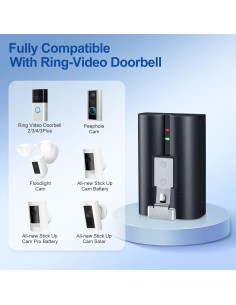 Batería de Reemplazo 6040mAh PoweLyt para Videoporteros Ring 2