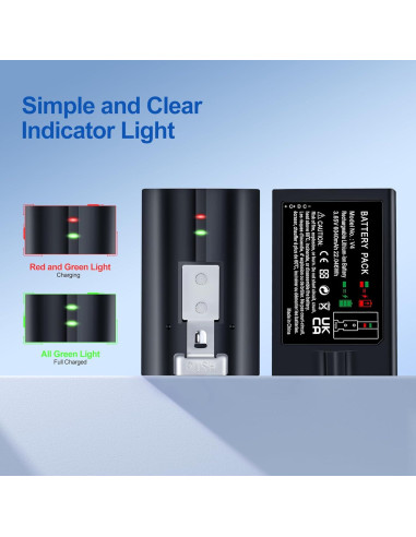 Batería de Reemplazo 6040mAh PoweLyt para Videoporteros Ring