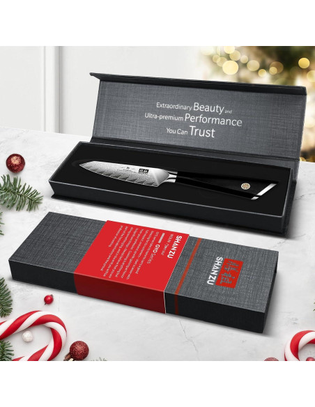 Cuchillo de Pelar SHAN ZU Damasco 9.4 cm Acero Alto Carbono