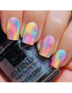 Abrillantador Holográfico Plateado INM Northern Lights 15 ml 2