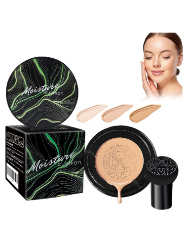 Crema CC Almohadilla Nichalous 20g Marrón Oscuro Hidratante