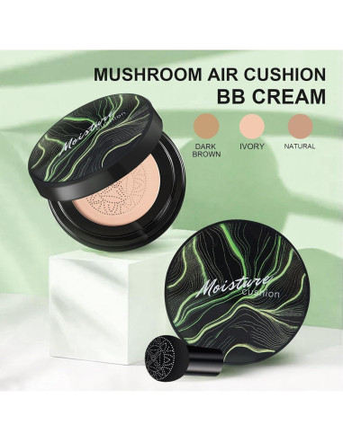 Crema CC Almohadilla Nichalous 20g Marrón Oscuro Hidratante