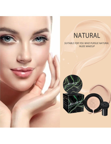 Crema CC Almohadilla Nichalous 20g Marrón Oscuro Hidratante