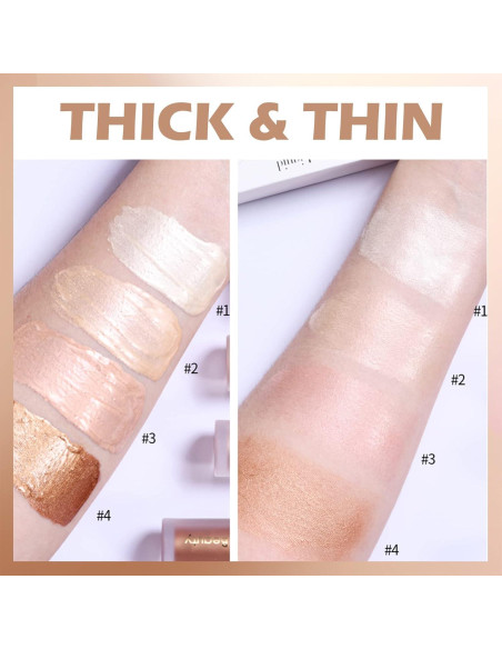 Iluminador Líquido Erinde 30g Luz de Luna - Brillo Natural