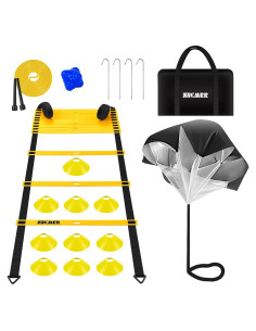Kit de Entrenamiento de Velocidad ZNCMRR con Escalera y Conos