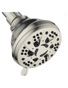 Cabezal de Ducha AquaDance Niquel Cepillado 6 Modos Alta Presión