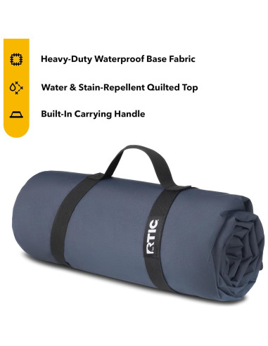 Manta RTIC Anywhere Impermeable 138x199 cm Acolchada Carbon