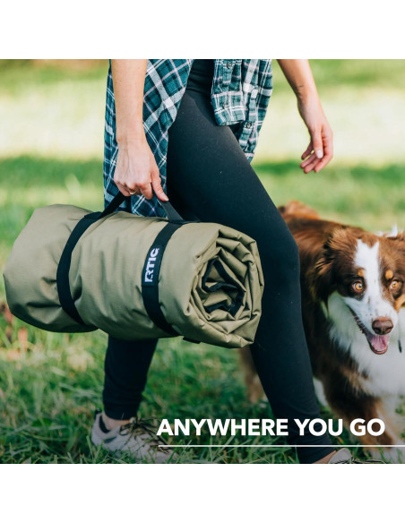 Manta RTIC Anywhere Impermeable 138x199 cm Acolchada Carbon