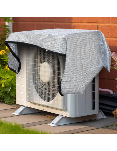 Tela de Sombra 80% BXAEYIPOR Plata 0.91x2.13m para Jardín