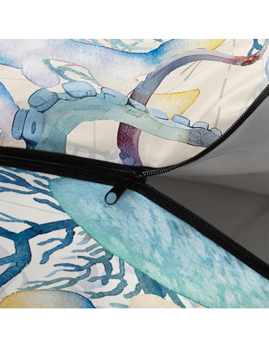 Saco de dormir AILONEN rosa 3 estaciones 79x229cm impermeable