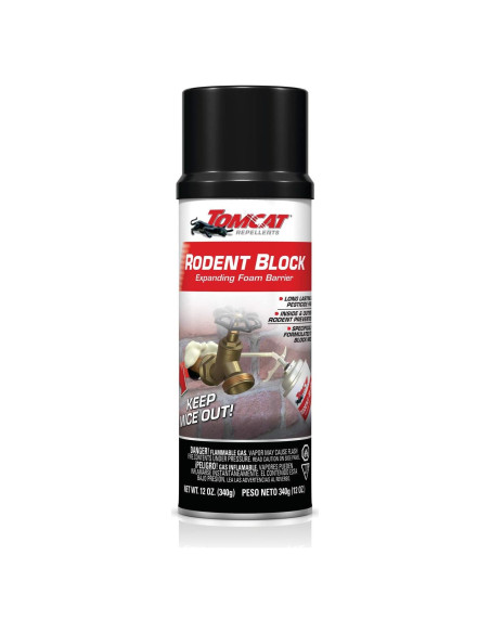 Espuma Expandible Tomcat Rodent Block 340 g - Bloqueo de Ratones