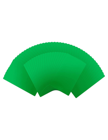 Tarjetas de Metal Verde para Negocios xTool 60 Pcs 8.6x5.4 cm