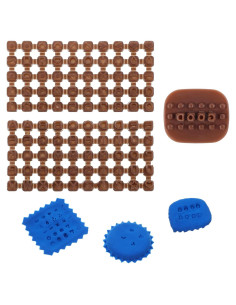 Juego de Sellos de Letras y Números 3 Piezas CIATBYYJ