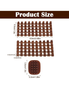 Juego de Sellos de Letras y Números 3 Piezas CIATBYYJ 2