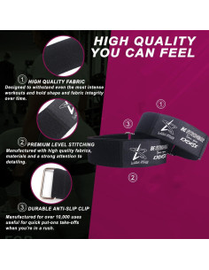 Bandas de Oclusión BFR LARA STAR para Glúteos y Piernas 2