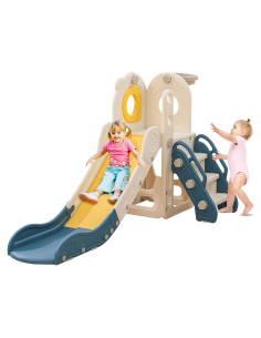 Tobogán 5 en 1 KATLAZIC para Niños 1-3 Años Interior/Exterior