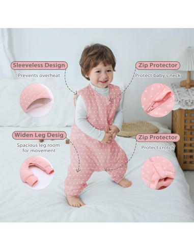 Saco de Sueño para Bebés 2.5 TOG Algodón 3-12 Meses