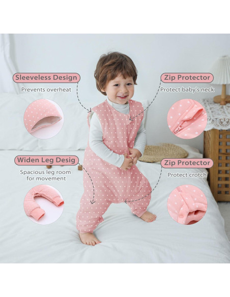 Saco de Sueño para Bebés 2.5 TOG Algodón 3-12 Meses