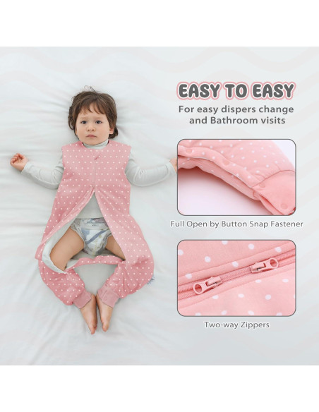 Saco de Sueño para Bebés 2.5 TOG Algodón 3-12 Meses