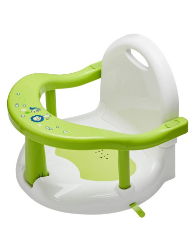 Asiento de Baño Antideslizante para Bebés Verde - 6 a 18 Meses