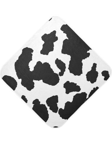 Toalla con Capucha WELLDAY 100% Algodón 76x76 cm Estampado Vaca