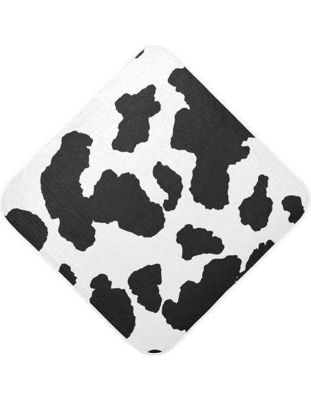 Toalla con Capucha WELLDAY 100% Algodón 76x76 cm Estampado Vaca