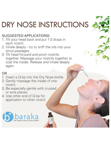Hidratante Nasal Baraka 2x30ml Aceites Esenciales Orgánicos