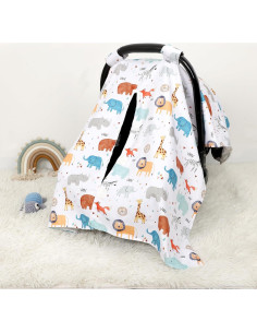 Funda de Asiento de Coche Man Fai Sky para Bebé Animales 2