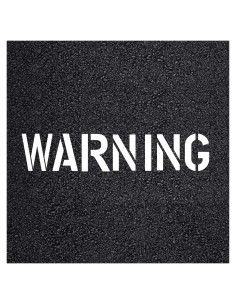 Plantilla de Advertencia 30.48cm Marketing Holders STEN-WARNING-6