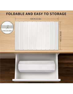 Alfombrilla de Secado de Platos Diatomácea MCSDFN 61x41cm Blanca 2